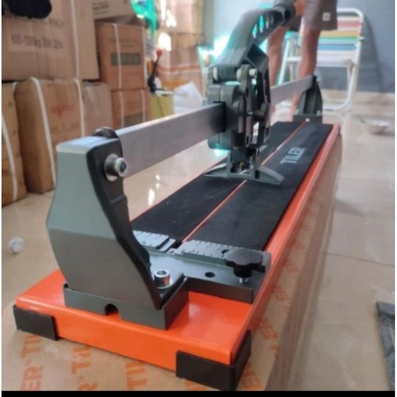 ALAT POTONG granit keramik dorong 80 cm laser merk TILER ITALY + tas