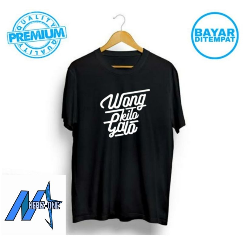KAOS DISTRO  WONG KITO GALO | TSHIRT WONG KITO GALO KATA PALEMBANG UNISEX ~ BAHAN KATUN COMBED