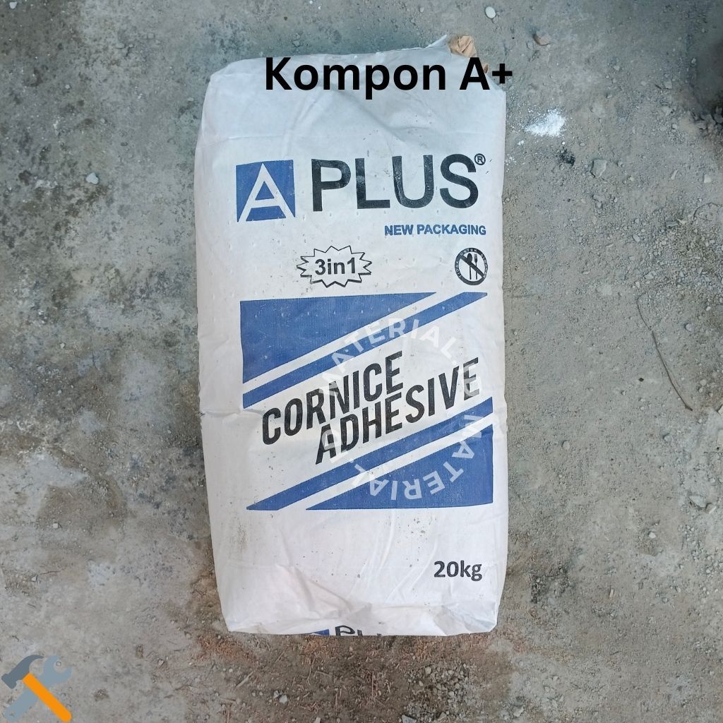 Kompon Pelamir Tembok Bubuk A+ 1 Zak 20 KG Murah