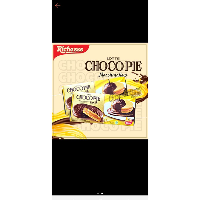 

Pasti Murah Lotte Chocopie Marshmallow, Chocopie Keju NEW | Isi 12 Pcs x 28 Gr