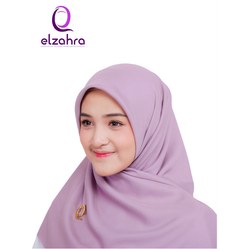 KERUDUNG HIJAB SEGI EMPAT VOAL PREMIUM LASERCUT TERLARIS MURAH ELZAHRA