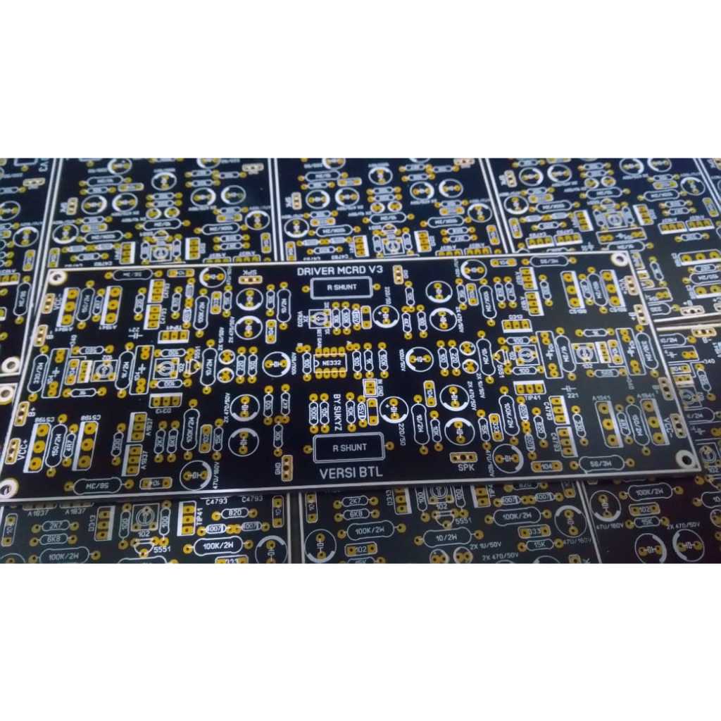 PCB MCRD V3 VERSI BTL PLUS SETTING GAIN 1X SAMPAI 3X PENGUATAN