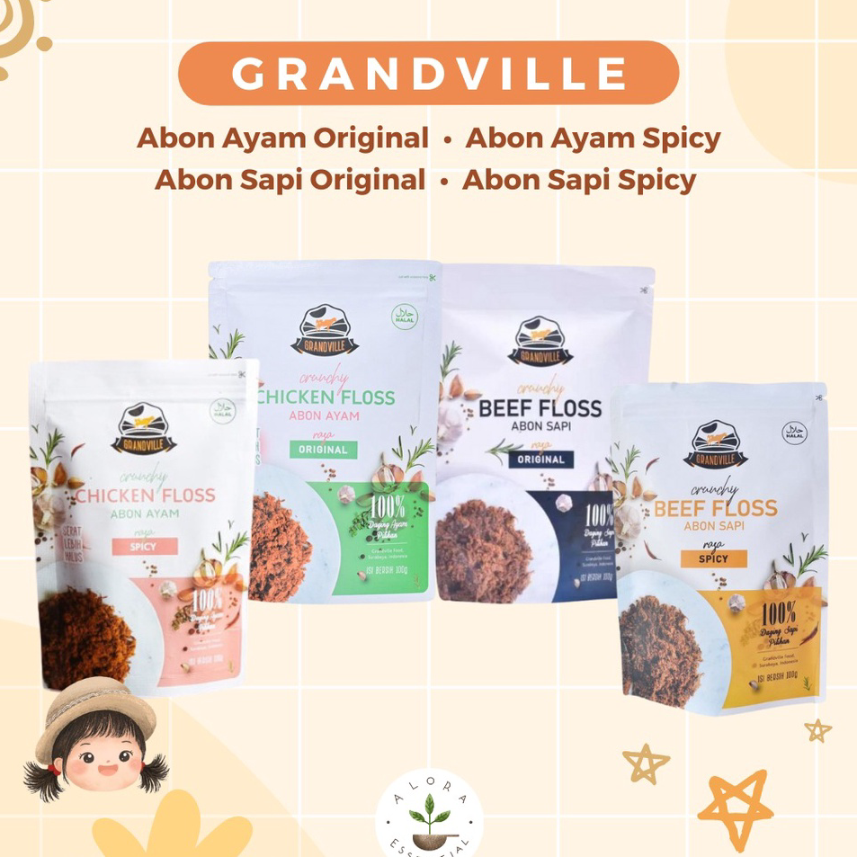 

Terbaru Grandville Abon Sapi Ayam Crunchy – Abon Anak Non MSG Halal MPASI