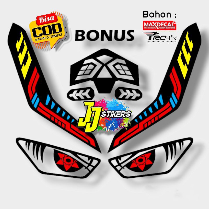 Stiker Lampu Alis Vario 125/150 2018-2023 | Stiker Alis dan Lampu Vario New