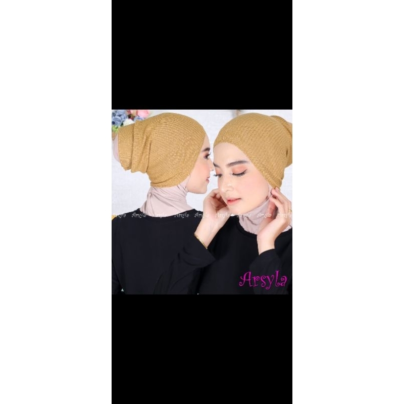 Ciput Rajut Panjang Jumbo Premium / Dalaman Hijab Wanita Rajut / Ciput Rajut Super Premium Anti Pusi