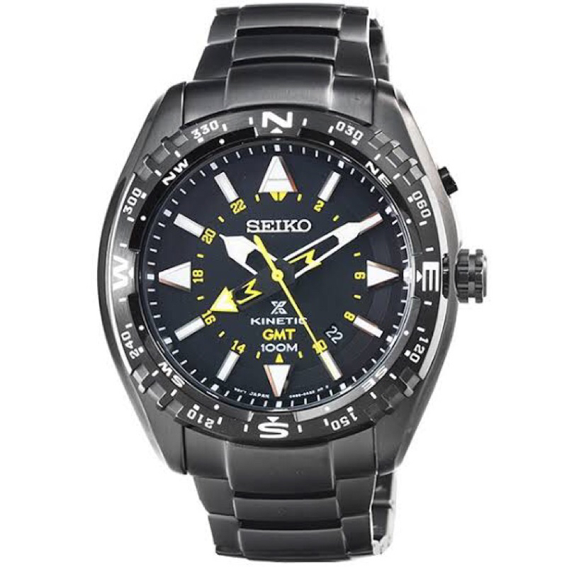 Jam tangan SEIKO SUN047P1 GMT Kinetic