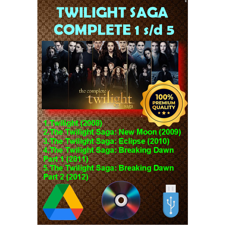 Kaset FIlm The Twilight Saga Complete