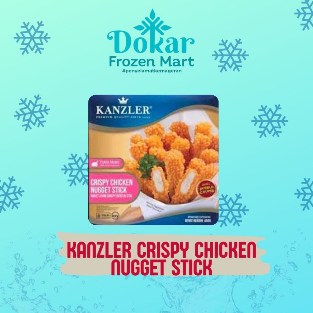 

KANZLER CRISPY CHICKEN NUGGET STICK 450gr
