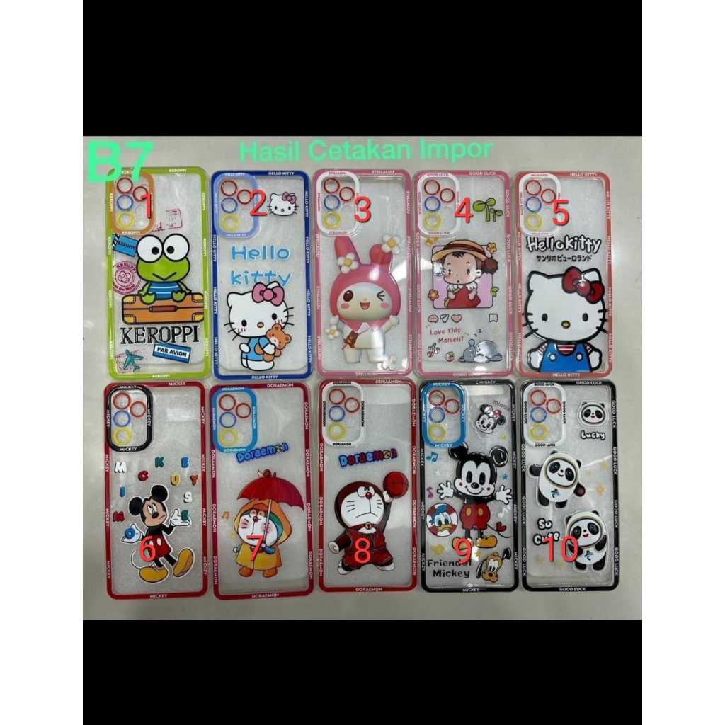 TPU CASE BENING GAMBAR MELODY, KAWS, DISNEY FOR VIVO Y53, REDMI 8A, REDMI 10C