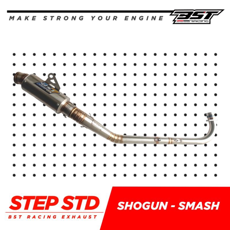 KNALPOT SHOGUN 110, SHOGUN 125, SMASH BST RACING