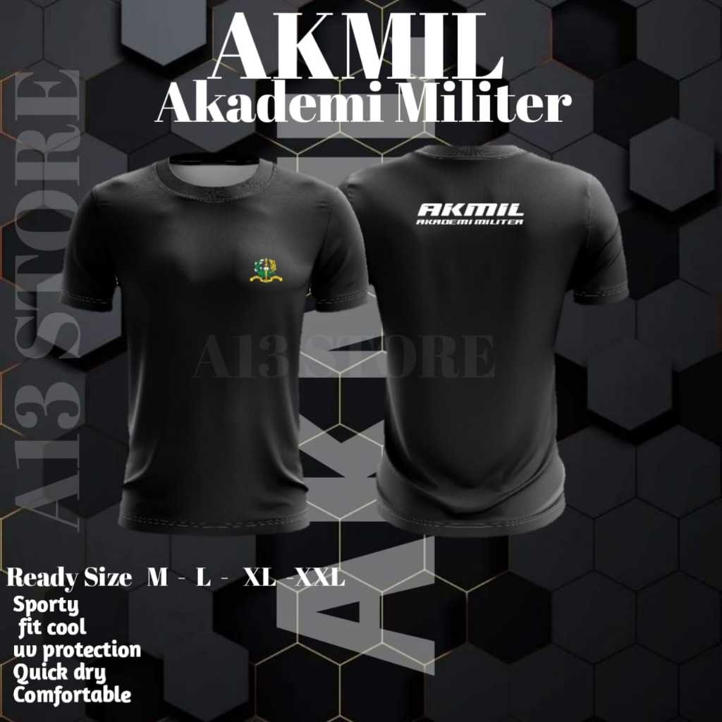 Kaos Akmil / Kaos Akmil Bahan Dryfit Milano Premium / Kaos Jersey Akmil