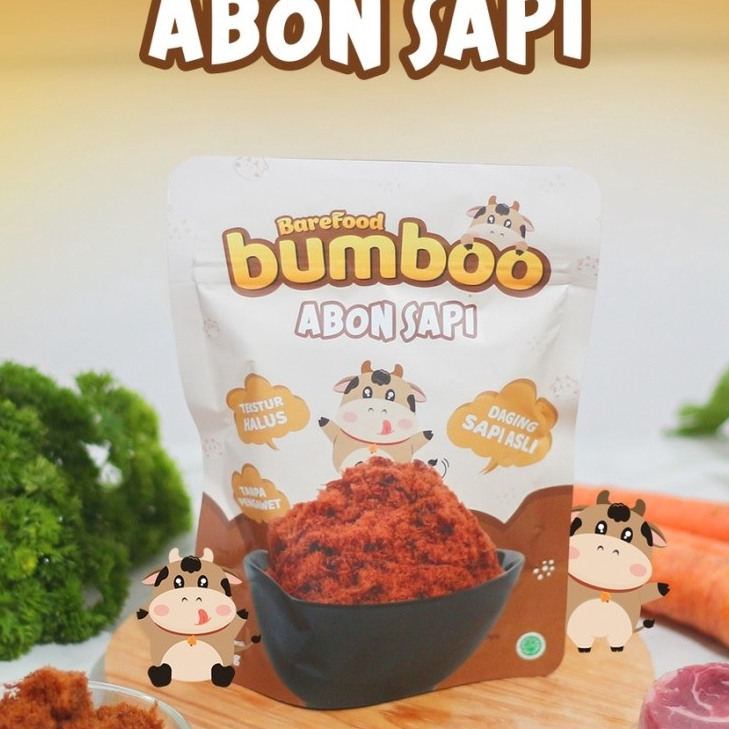 

➣✷✮ Barefood Bumboo Abon MPASI No MSG Makanan Bayi Organik Tinggi Protein Tanpa MSG WHS