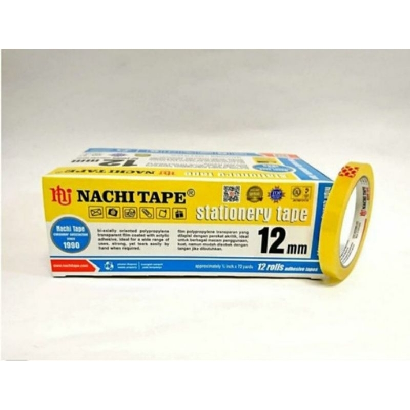 

Isolasi Nachi ½ inch × 72 yard / Nachi Tape