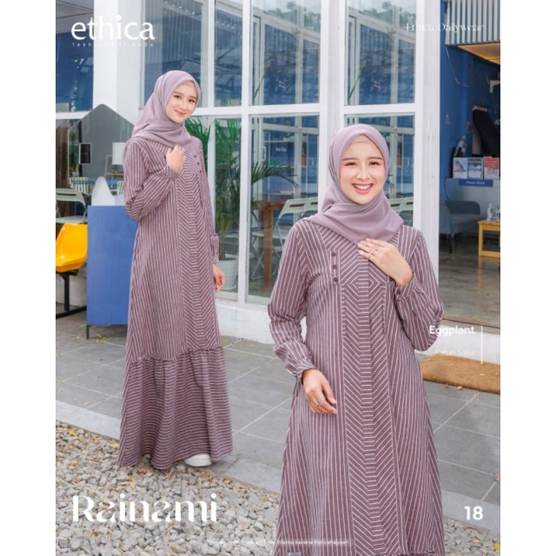ETHICA RAINAMI 18 GAMIS MUSLIMAH CASUAL ORIGINAL