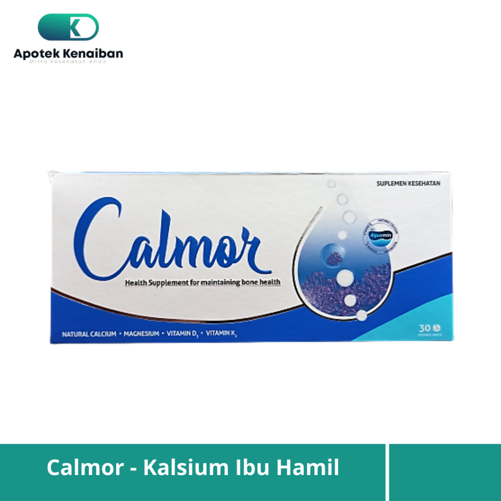 Calmor Strip 10 Tablet / Kalsium Ibu Hamil Rasa Coklat