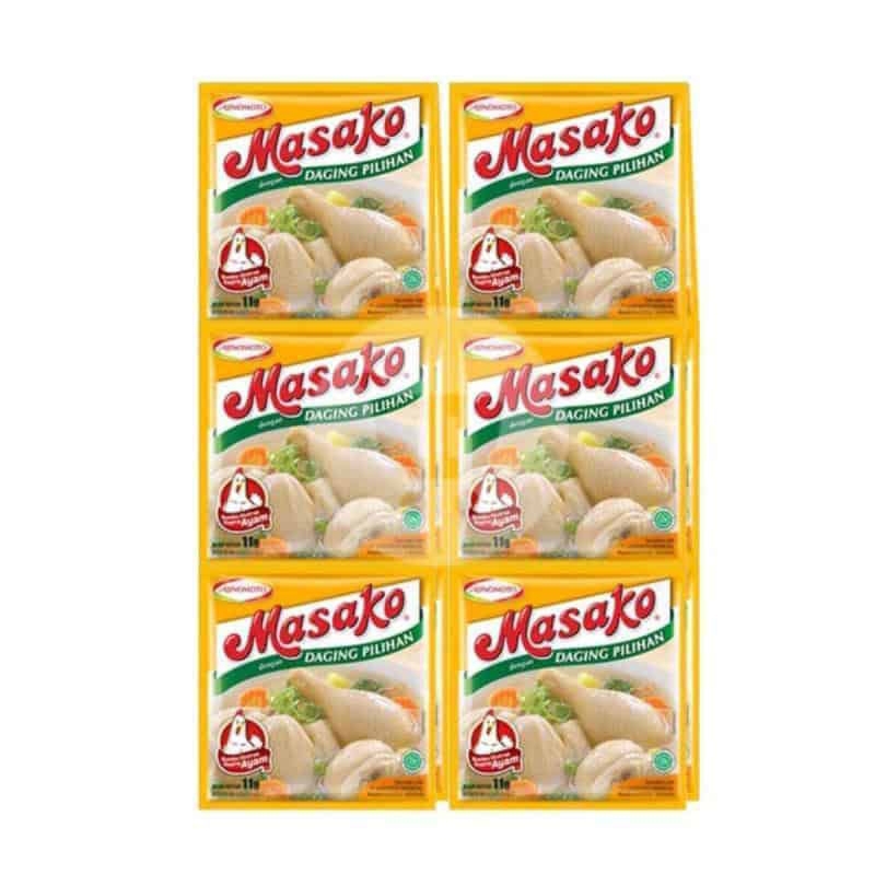 

Penyedap Rasa Kaldu Ayam/ Masako Rasa kaldu ayam 1 renteng 12Pcs