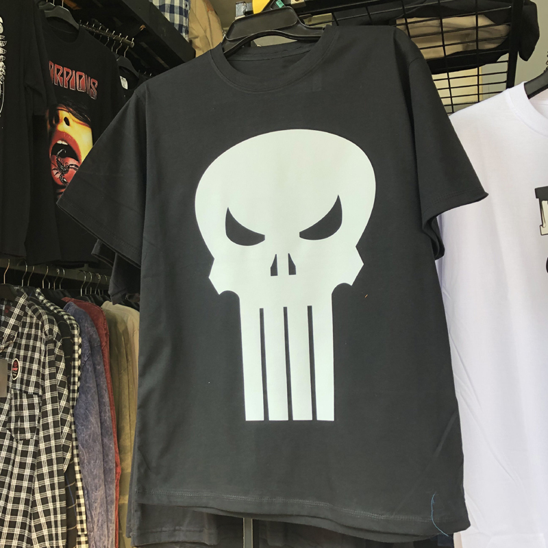 Kaos Punisher Skull USA Tshirt Bahan Katun Kombed 30s | 100% Cotton | Size S M L XL XXL 3XL 4XL 5XL 
