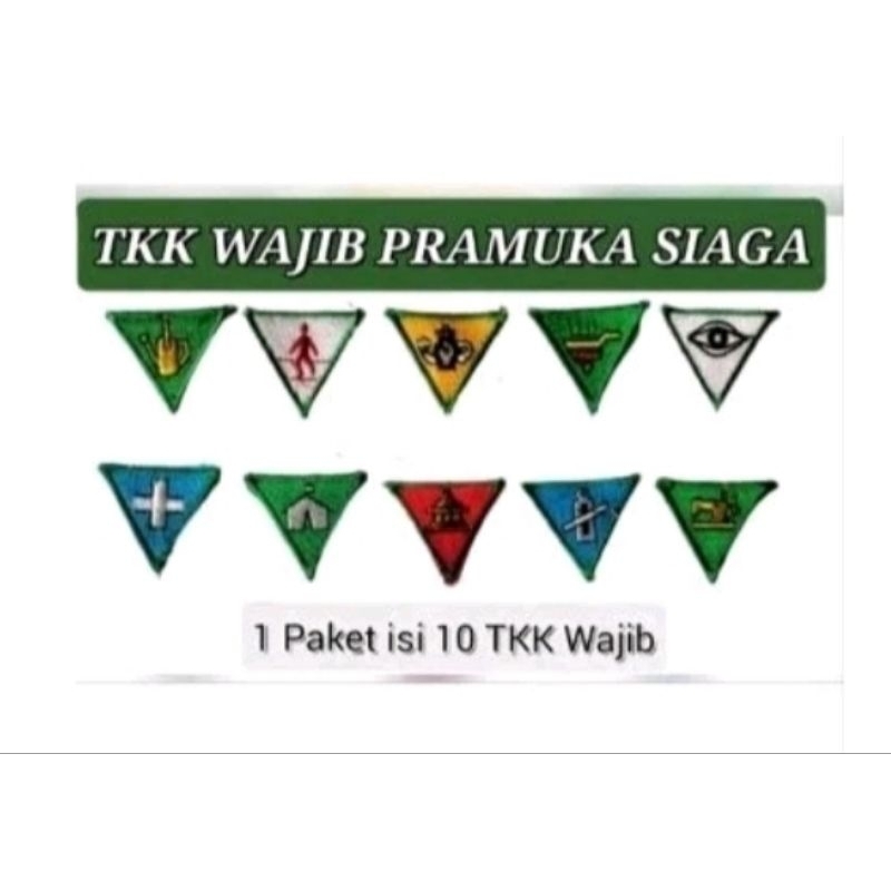 ECER TKK WAJIB Pramuka SIAGA List Hijau