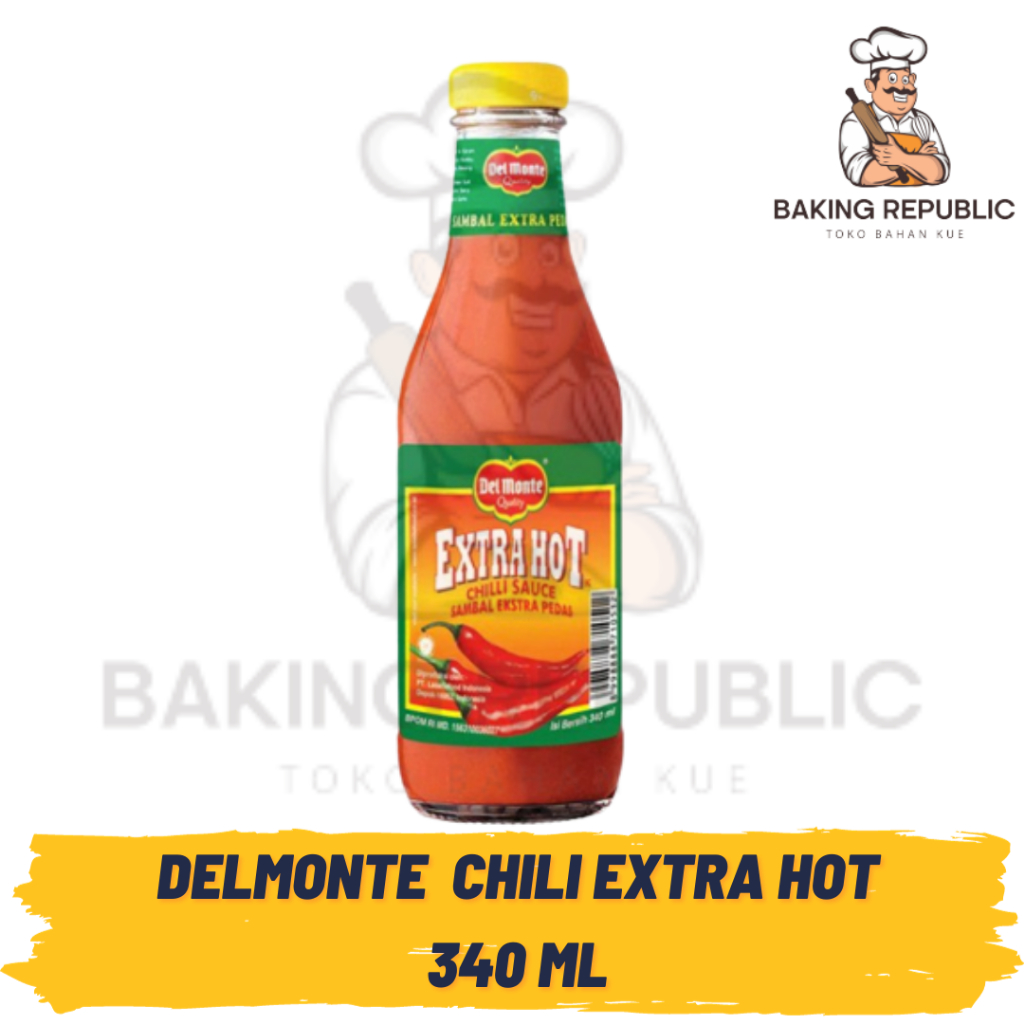 

DEL MONTE CHILLI EXTRA HOT 340gr + BUBBLE WRAP | DELMONTE SAMBAL EXTRA HOT