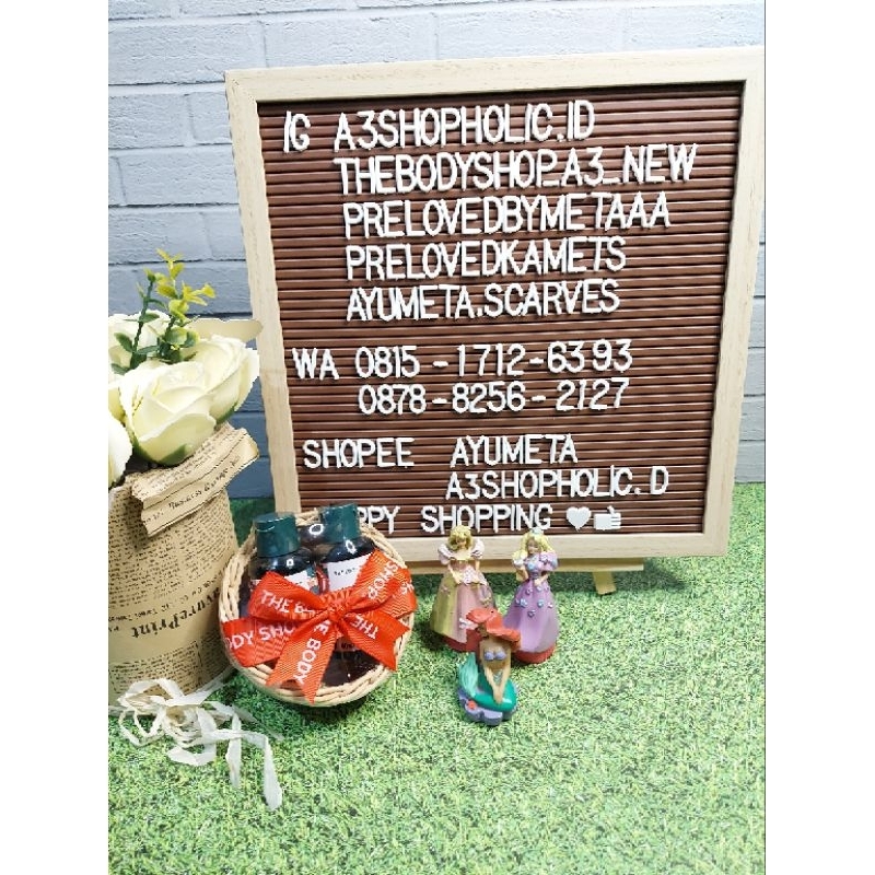 A3 Gift set white musk body shop / gift set black musk body shop / gift set the body shop / OLIVE / 