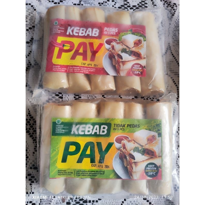 

kebab PAY isi 5pc / tidak pedas / pedas