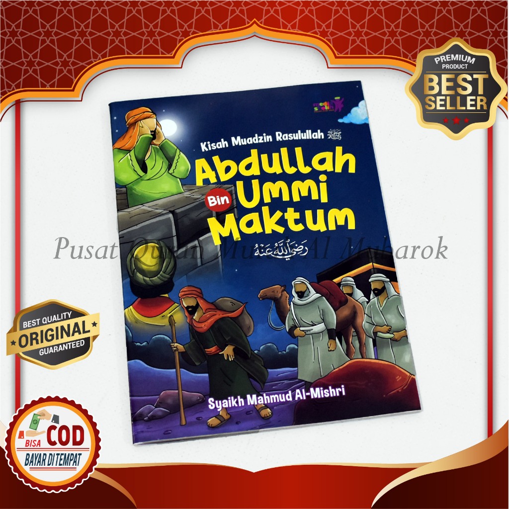 Abdullah Bin Ummi Maktum Kisah Muadzin Rasulullah Buku Anak Penerbit Media Sholih Buku Anak Komik