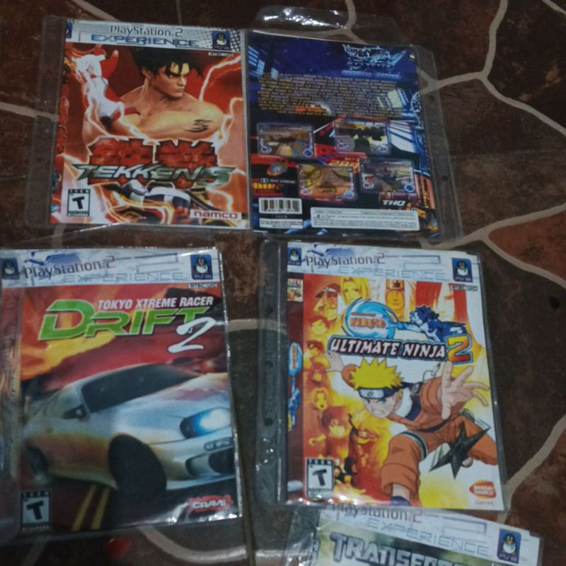 KASET PLAYSTATION 1&2 Tanpa sampul