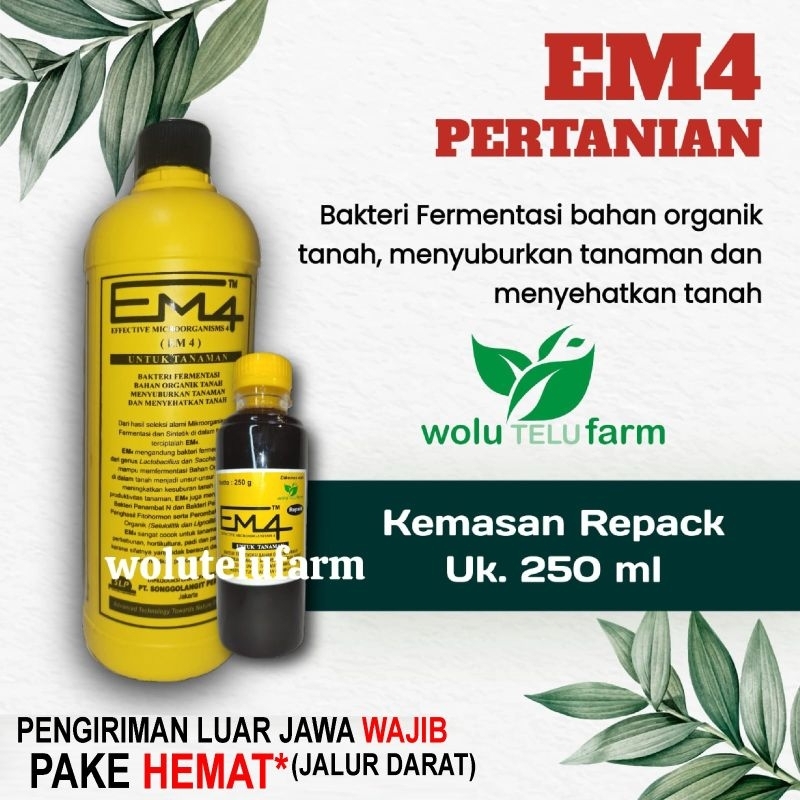 Em4 pertanian repack 250ml