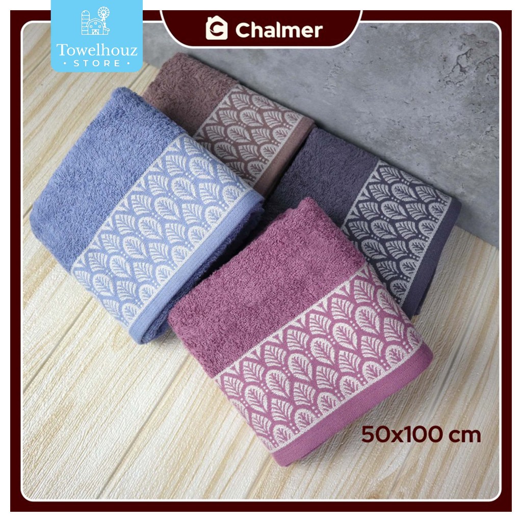 Handuk Mandi Dewasa Travel Chalmer Motif Silky - 50x100 cm