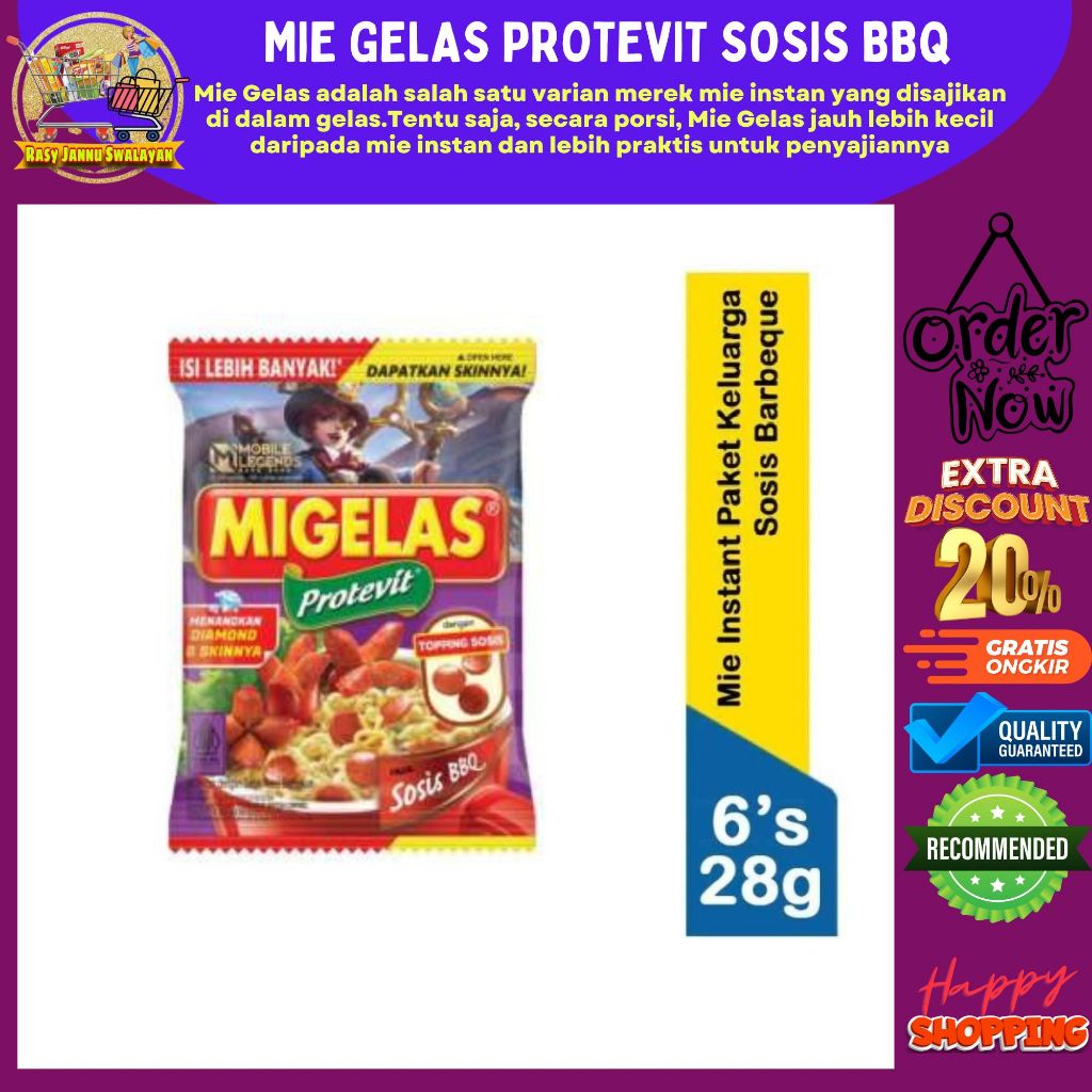 

MIGELAS SOSIS BARBEQUE 28gr