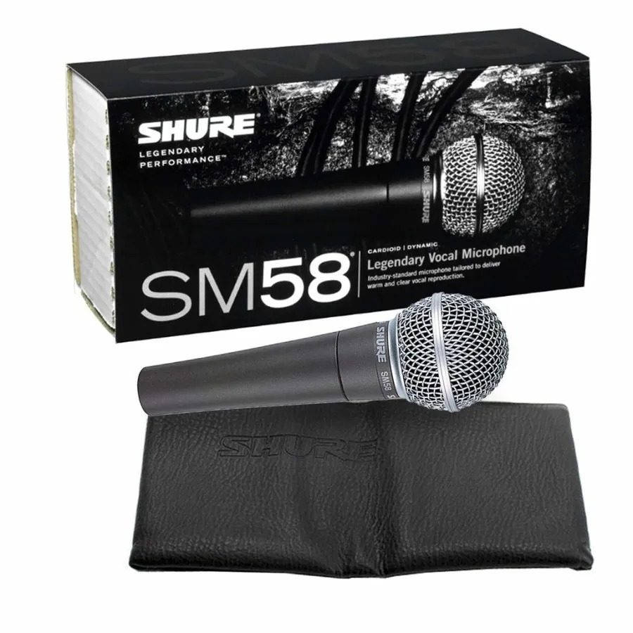 Mic Kabel SHURE SM 58 ORIGINAL Made in Mexico Best Quality TMSAUDIO