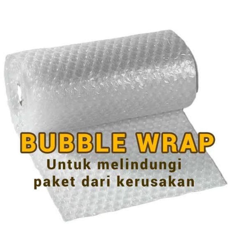 

BUBBLE WRAB EXTRA PACKING WAJIB UNTUK BARANG MUDAH PECAH BELAH