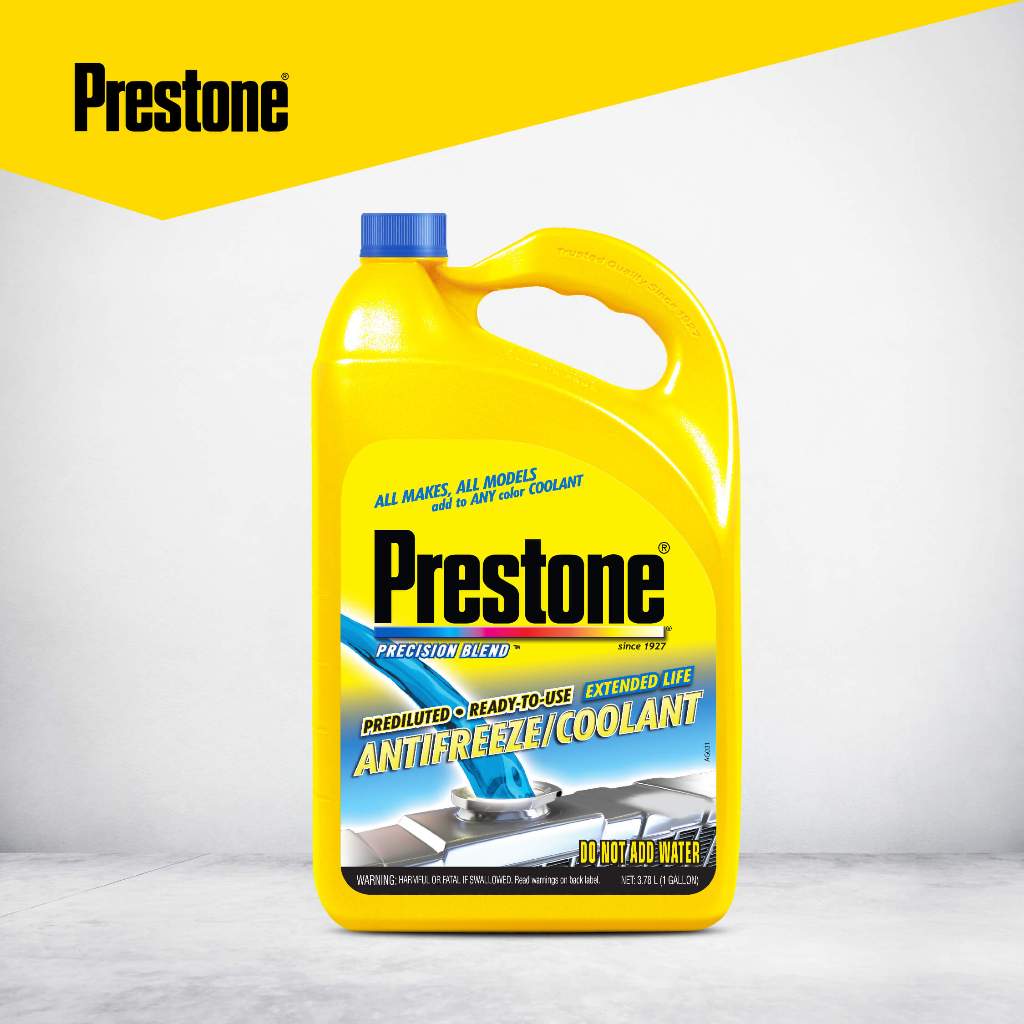Prestone - Air Radiator Coolant Ready To Use Blue 33% 3.78 Liter Air Radiator Mobil Motor Pendingin 