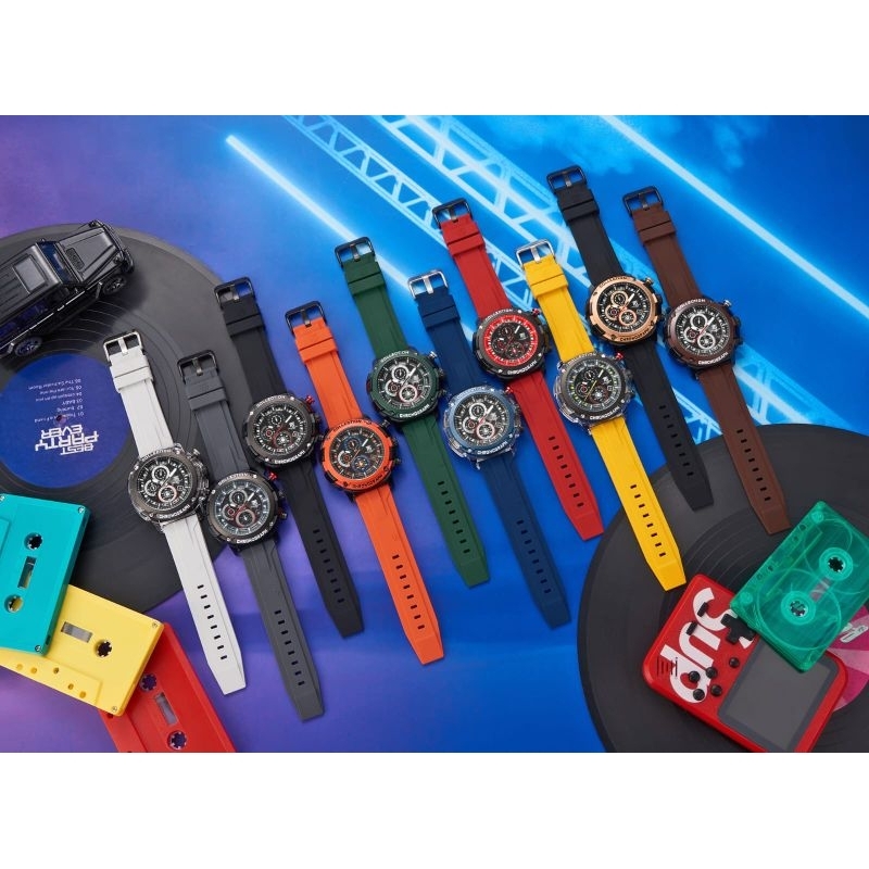 Jam Pria T5 H 4015G Rubber Original