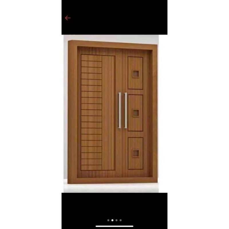 pintu kupu tarung dan kusen dan jendela kanan kiri