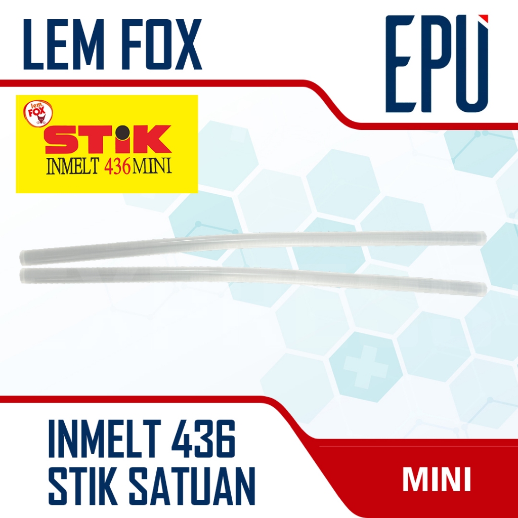 

Lem Fox Inmelt 436 Stik Kecil Satuan Isi Lem Lilin Glue Gun Lem Bakar