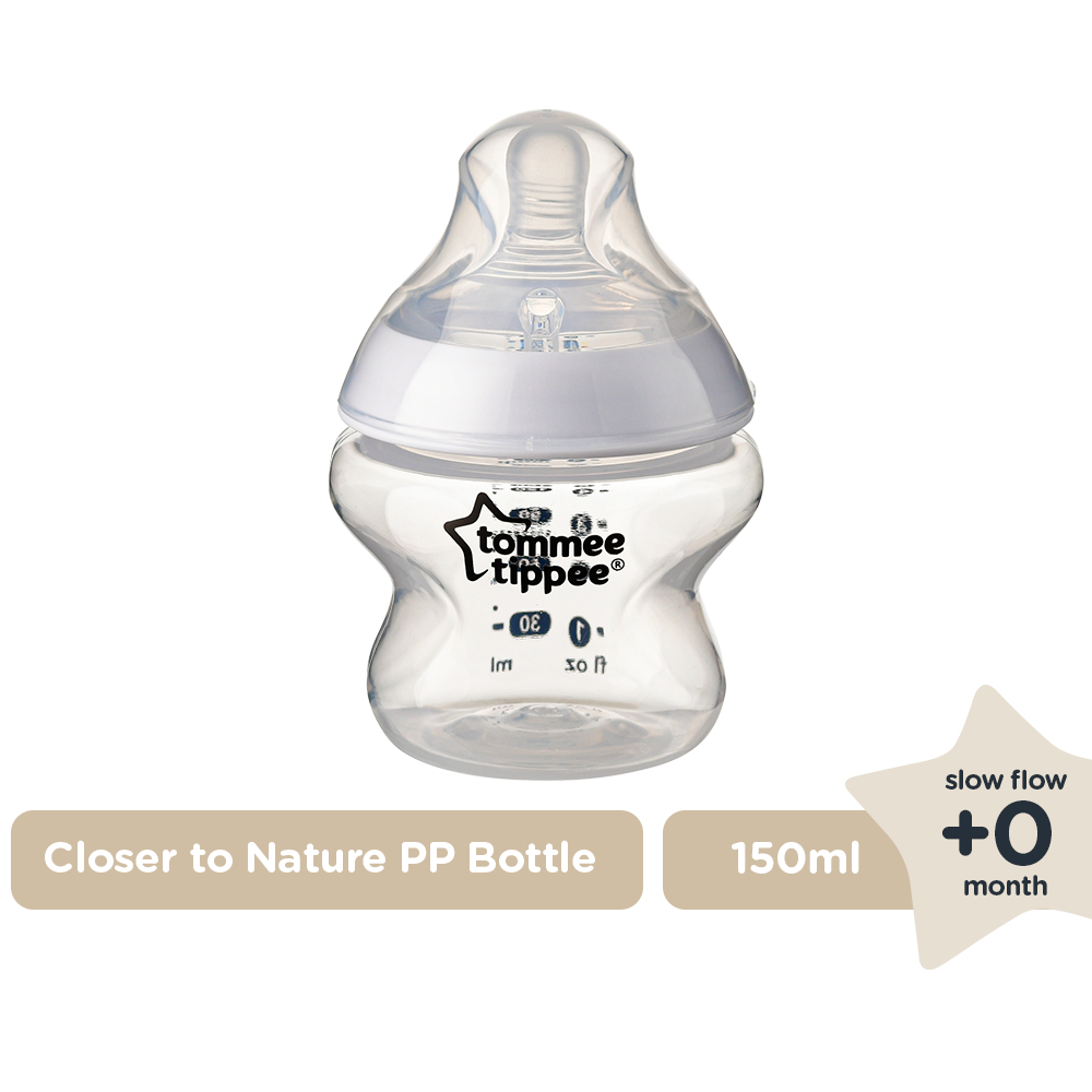 Tommee Tippee Closer to Nature Baby Bottle 150 &amp; 260 ml Single Pack Botol Susu Bayi isi 1 Satu