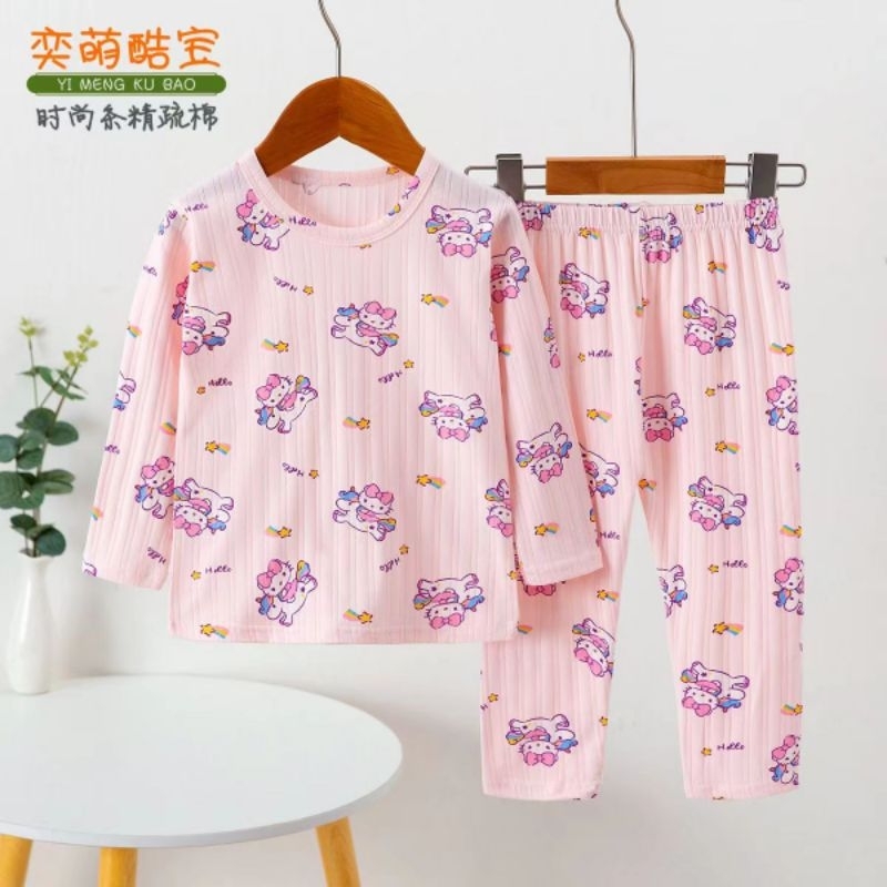 piyama premium kubao baju tidur anak 1-9th pp