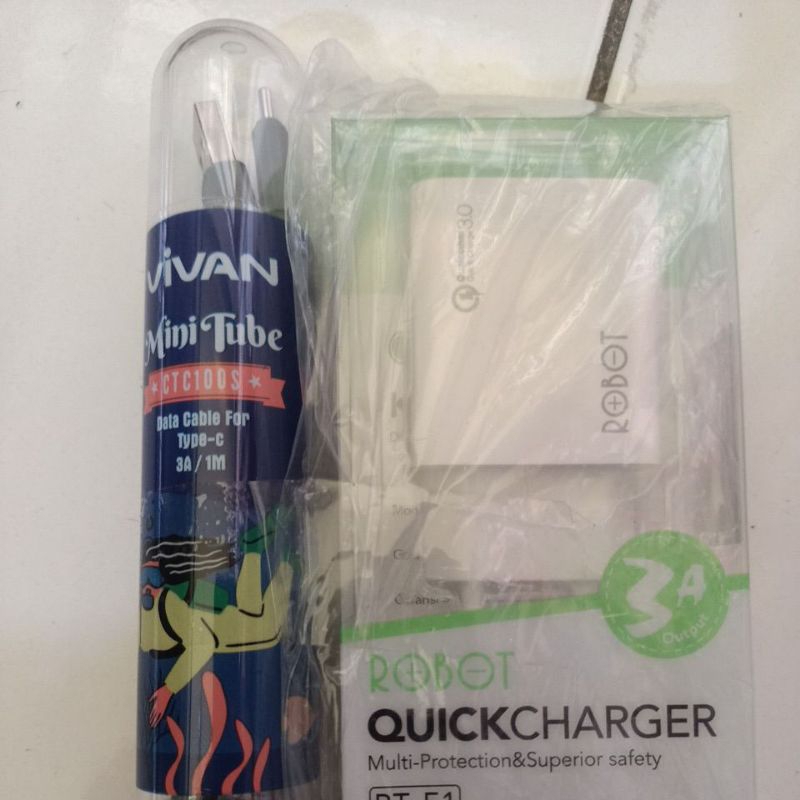 charger 18 watt ROBOT + vivan kabel