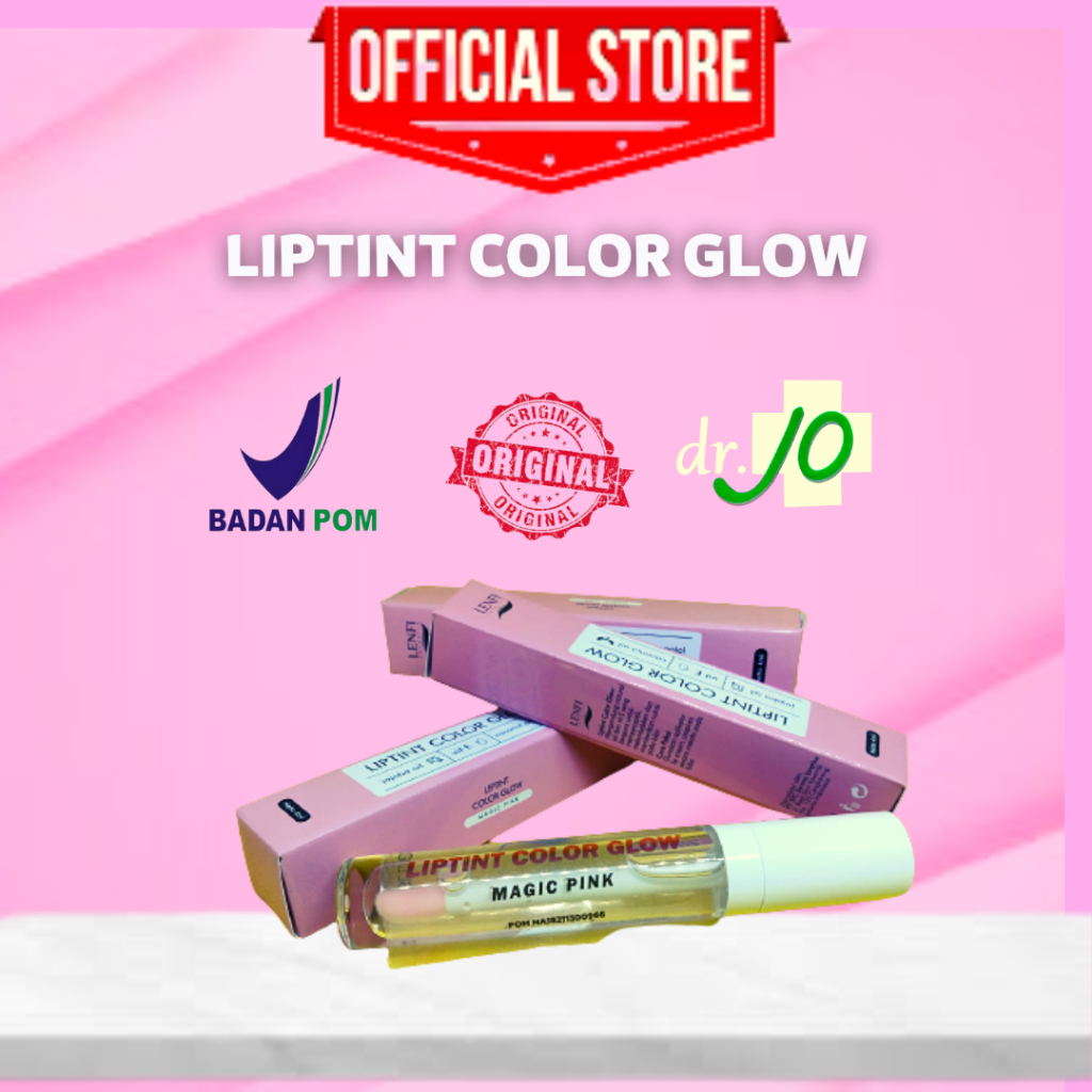 LIP CREAM LIPTINT COLOR GLOW MELEMBABKAN BIBIR | LIP CREAM KLINIK DR.JO