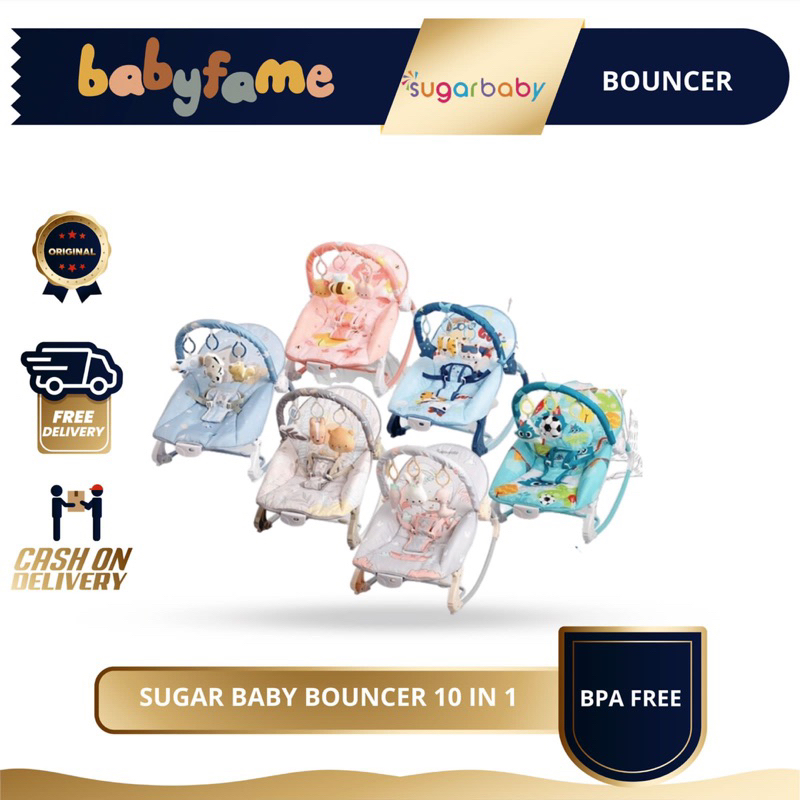 SUGARBABY BOUNCER 10in1