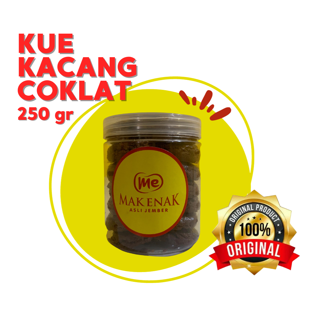 

KUE KACANG COKLAT MINI 250 GRAM - MAK ENAK ASLI JEMBER OFFICIAL STORE