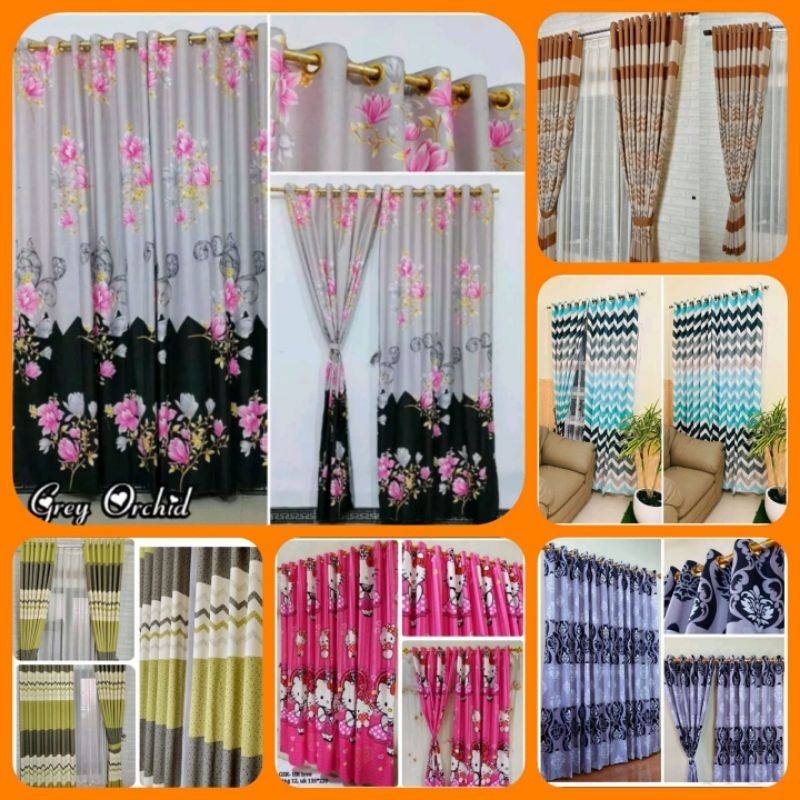 GORDEN PINTU MINIMALIS SMOKRING 12 RING FREE TALI SAMPING/GORDYN PINTU DAN JENDELA