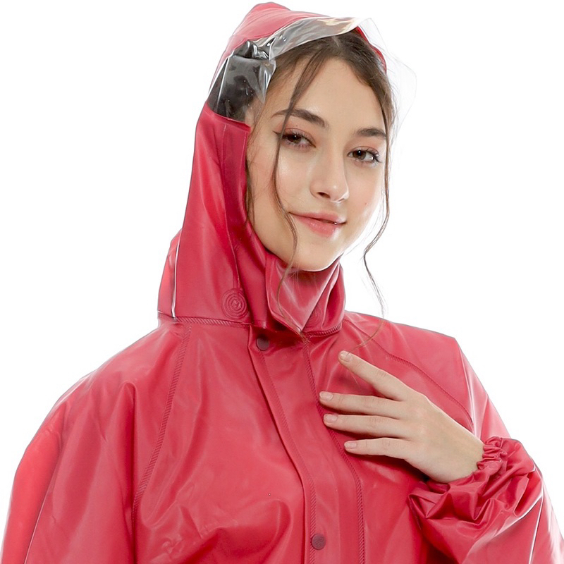 Jas hujan premium VND Jas Hujan Stelan Karet PVC AK 33 - RED