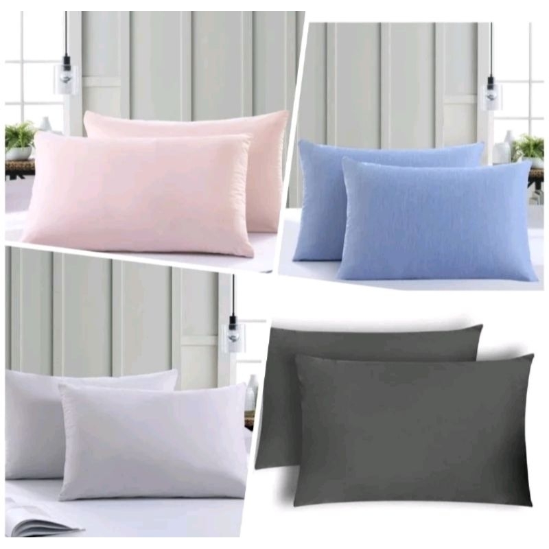 RESLETING SARUNG BANTAL POLOS  RESLETING PREMIUM / Sarung Bantal Dan Sarung Guling polos Pakai Resle