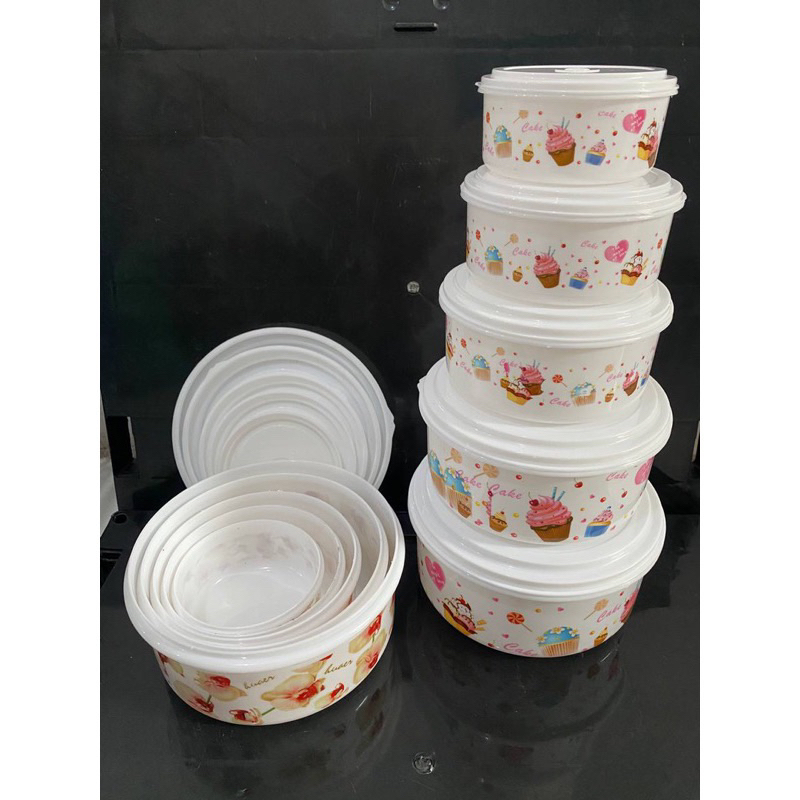 PROMO TERBARU Rantang ELEA 5 Susun motif Bunga /Lunch box /Tempat makan 5 susun