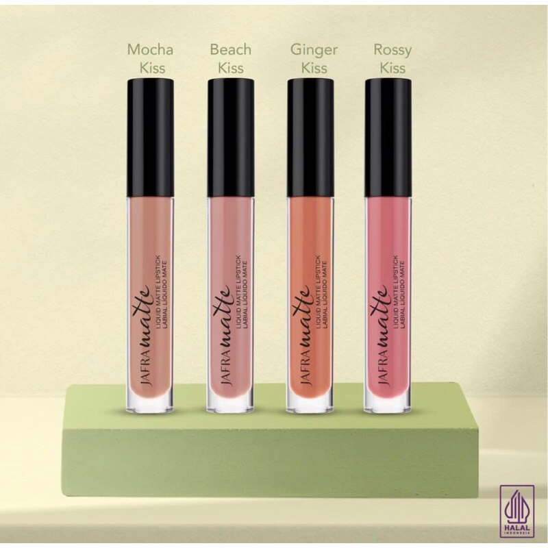 Jafra Liquid Matte Lipstick Ginger Kiss Liquid Matte Lipstick Rosy Kiss Liquid Matte Lipstick Mocha 