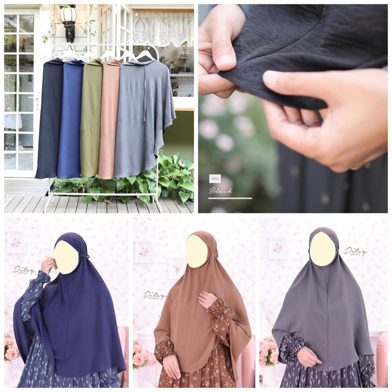 VEIL CRINKLE SERIES BY DITSY EDISI NOVEMBER 2023 - VEIL CRINKLE DITSY TERBARU