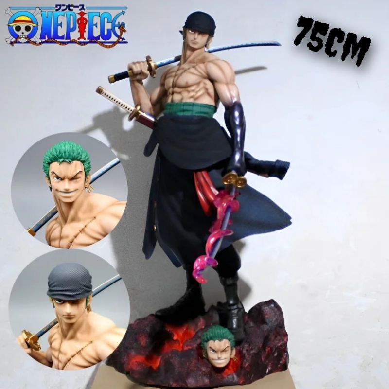 Action Figure One Piece Roronoa Zoro King Hell Ditaishe Studio Resin