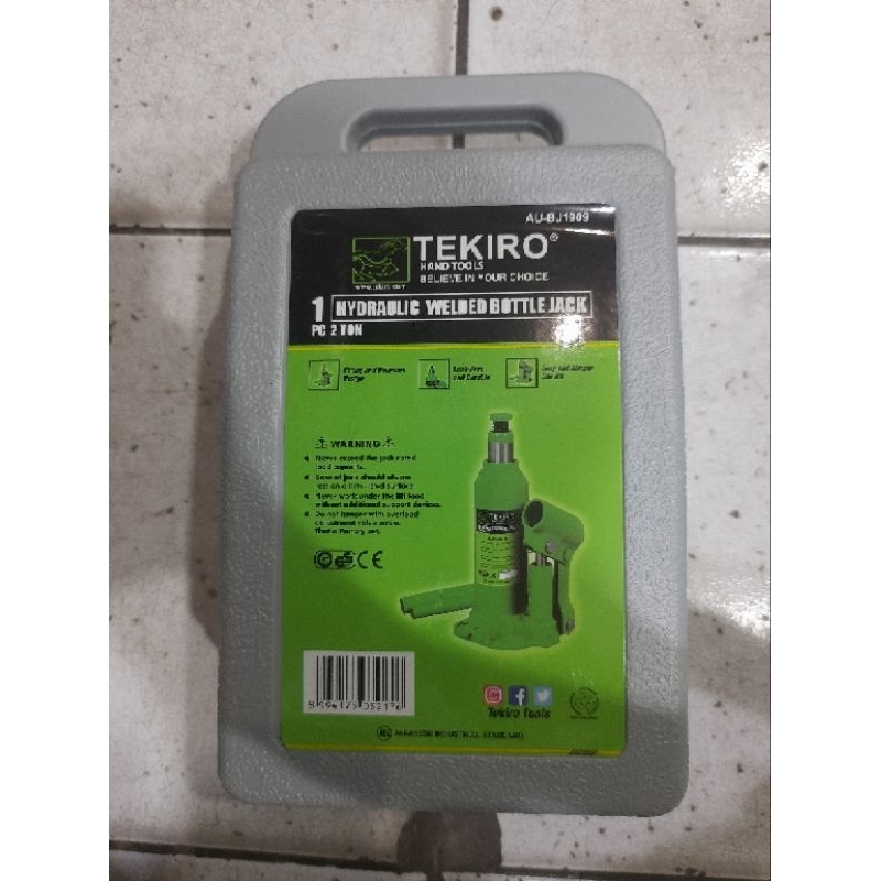 Tekiro Dongkrak Botol 2 Ton / Dongkrak Mobil Hydraulic 2 Ton